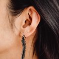 thumbnail image 1 of unbranded 1Par Pendientes Decorativos Negros Estilo Gótico Chic Para Regalo Especial, 1 of 8