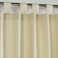 thumbnail image 3 of Winmate Insulated Cotton Tab Top Curtain Panel - Pair each 80" x 84" in Natural, 3 of 6