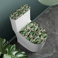 thumbnail image 2 of FORUDESIGNS Camo Print Toilet Lid Cover Toilet Tank Cover 2 Pieces Non-Fading Toilet Lid Protector, Machine Washable Seat Covers for Bathroom Decoration Accessories, 2 of 8