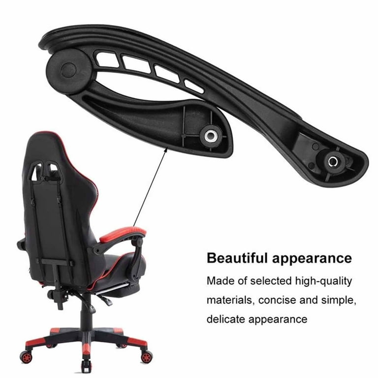 2x Universal Office Chair Armrest Replacement Armrest Gaming Chair Arms  Accessories Black