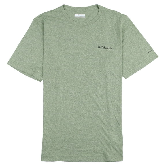 Columbia Men's Thistletown Hills Crewneck T-Shirt Small Heather Green