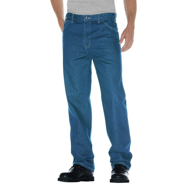 Dickies Mens and Big Mens Relaxed Straight Fit 5-Pocket Denim Jeans ...
