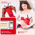 thumbnail image 3 of Menstruation Crustacean Lobster Microwaveable Heating Pad for Cramp Relief, Gifts for Teens, 3 of 9