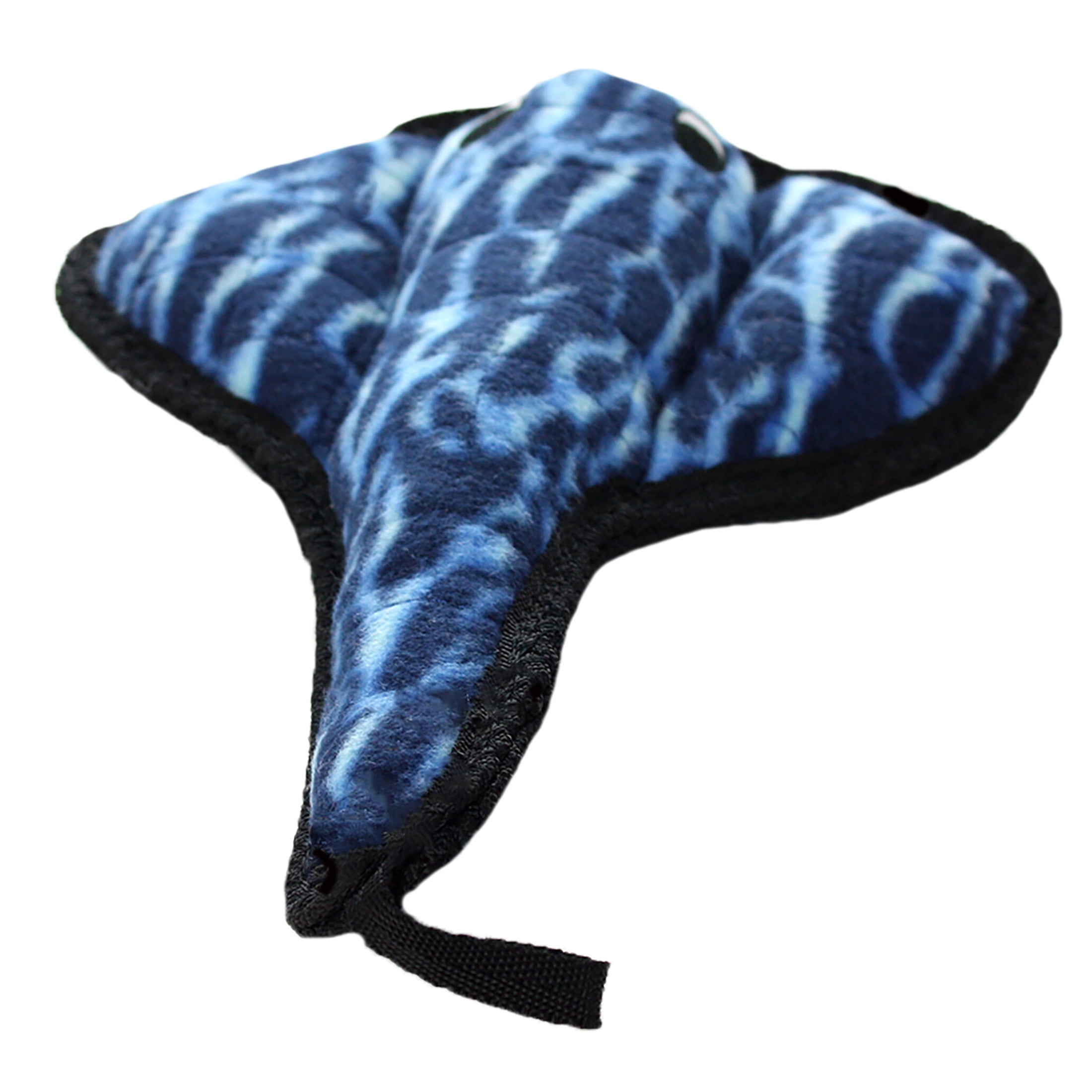 Tuffy Ocean Creature Stingray Durable Plush Squeaky Dog Toy, 2 Pack