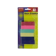 Neon Erasers, 24 Count