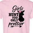 thumbnail image 4 of Inktastic Hunting Girls Hunt Too Only Prettier with Doe and Arrow T-Shirt, 4 of 5