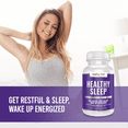 thumbnail image 3 of Healthy One Healthy Sleep Supplement, Melatonin & L-Theanine, 150 Capsules, 3 of 7