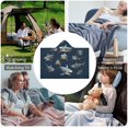 thumbnail image 6 of Shark Gifts, Shark Pattern Wearable Flannel Blanket Hoodie, Flannel Cloak Hooded Blanket Poncho, 6 of 6