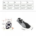 thumbnail image 2 of Mesh Dog Boots Reflective Dog Shoes, Breathable Puppy Paw Protector with Soft Anti-Slip Sole, Adjustable Lightweight Outdoor Pet Shoes for Walking Hiking Running, Set of 4, 2 of 4