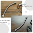 thumbnail image 3 of 2pcs Replacement Air Compressor Hose Stainless Steel Flexible Tubing Air Compressor Parts Replacement Compressed Air Piping, 3 of 8