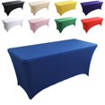 thumbnail image 4 of Trade Show Fairs Table Cloths Stretch Fabric for a Perfect Fit Every Time White, 4 of 6