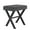 Carbon Gray-Linen, variant on Dycanpo Vanity Stool with Metal X Legs, Small Ottomans or Footstools for Makeup Room, Linen-Sand