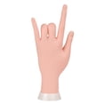 thumbnail image 3 of Manicure Practice Hands And Fingers Nail Hand Practice Model Flexible Movable Soft Plastic Hand For The Fake Starter Training, 3 of 6
