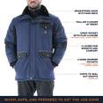 thumbnail image 4 of RefrigiWear Men's 54 Gold Insulated Jacket - Warm, Waterproof, Heavy-Duty Work Coat for Extreme Cold, 4 of 7
