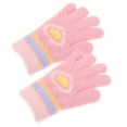 thumbnail image 5 of 1 Pair Toddler Knitted Gloves Kid Winter Stretchy Mittens Soft Lightweight Mittens Heart Five-Finger Gloves For Autumn Boys Girls Aged 3-5, 5 of 6