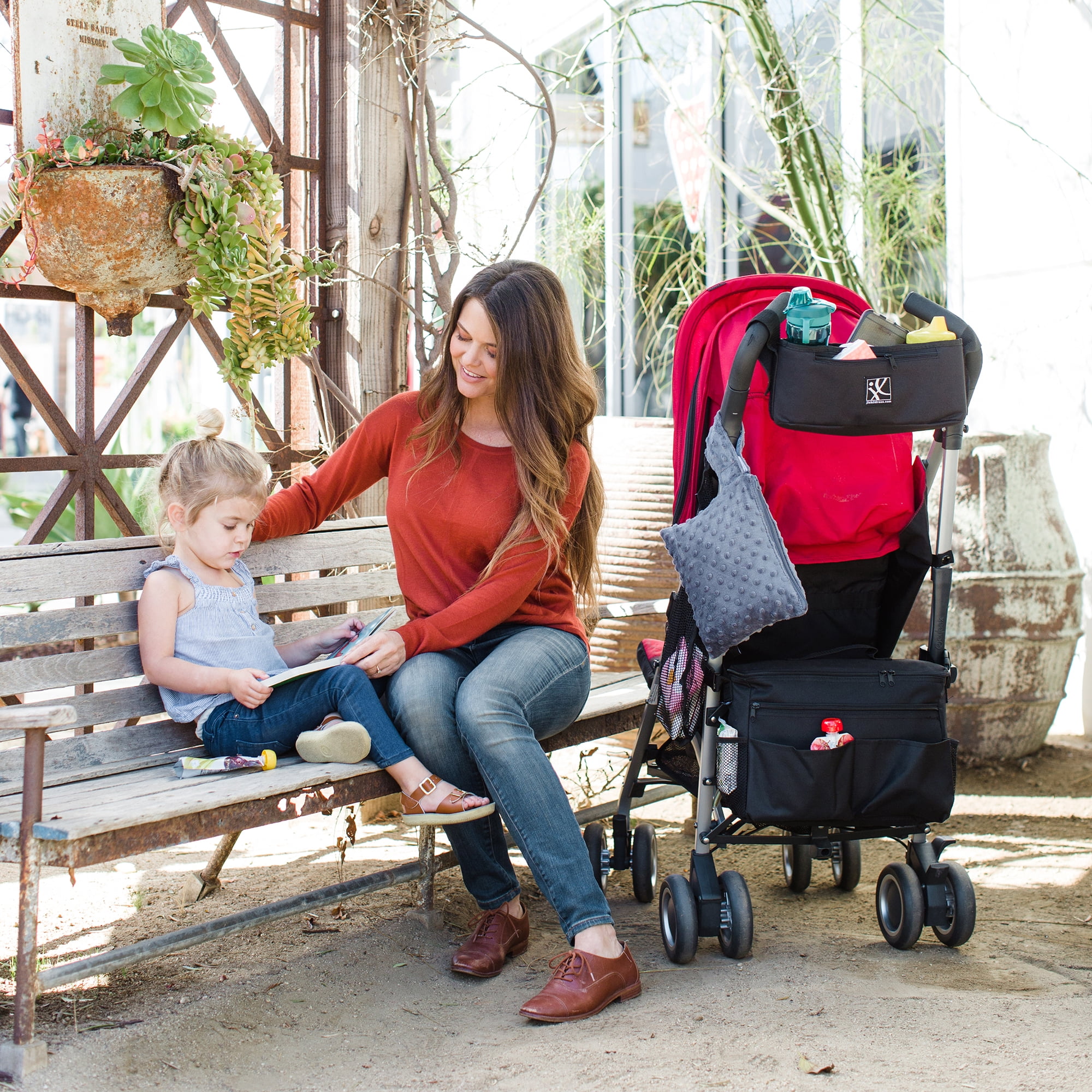 J.L. Childress Cuddle 'N Cover Stroller Blanket - Soft Baby Blanket for Travel, Car Seat, & Strollers - Grey