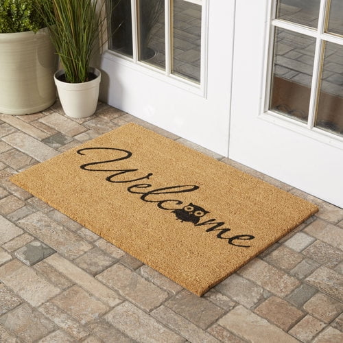 Calloway Mills Barn Owl Welcome Outdoor Doormat 2' x 3'
