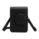 thumbnail image 2 of Bolsa para cámara retro, funda de piel sintética con correa ajustable y forro suave, funda protectora para cámara Mini EVO, color negro., 2 of 14