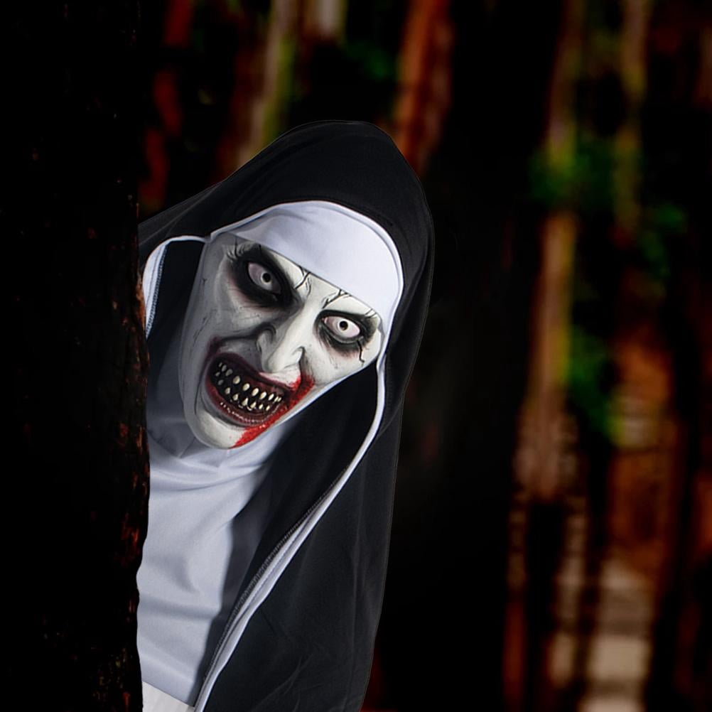 Masque Vieil Effrayant En Latex - Couvre-visage Réaliste Pour Halloween - Harnais Réglable - Accessoire Déguisement