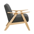 thumbnail image 4 of Lexicon Fauteuil d'Appoint Texturé Damala en Gris Foncé, 4 of 10