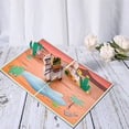 thumbnail image 4 of Alpaca con cactus, tarjeta navideña emergente en 3D, con sobre para esposa, esposa, esposo, ella, él, niños, niños, novia, felicitaciones de cumpleaños o vale, tarjeta de regalo hecha a mano, 4 of 5