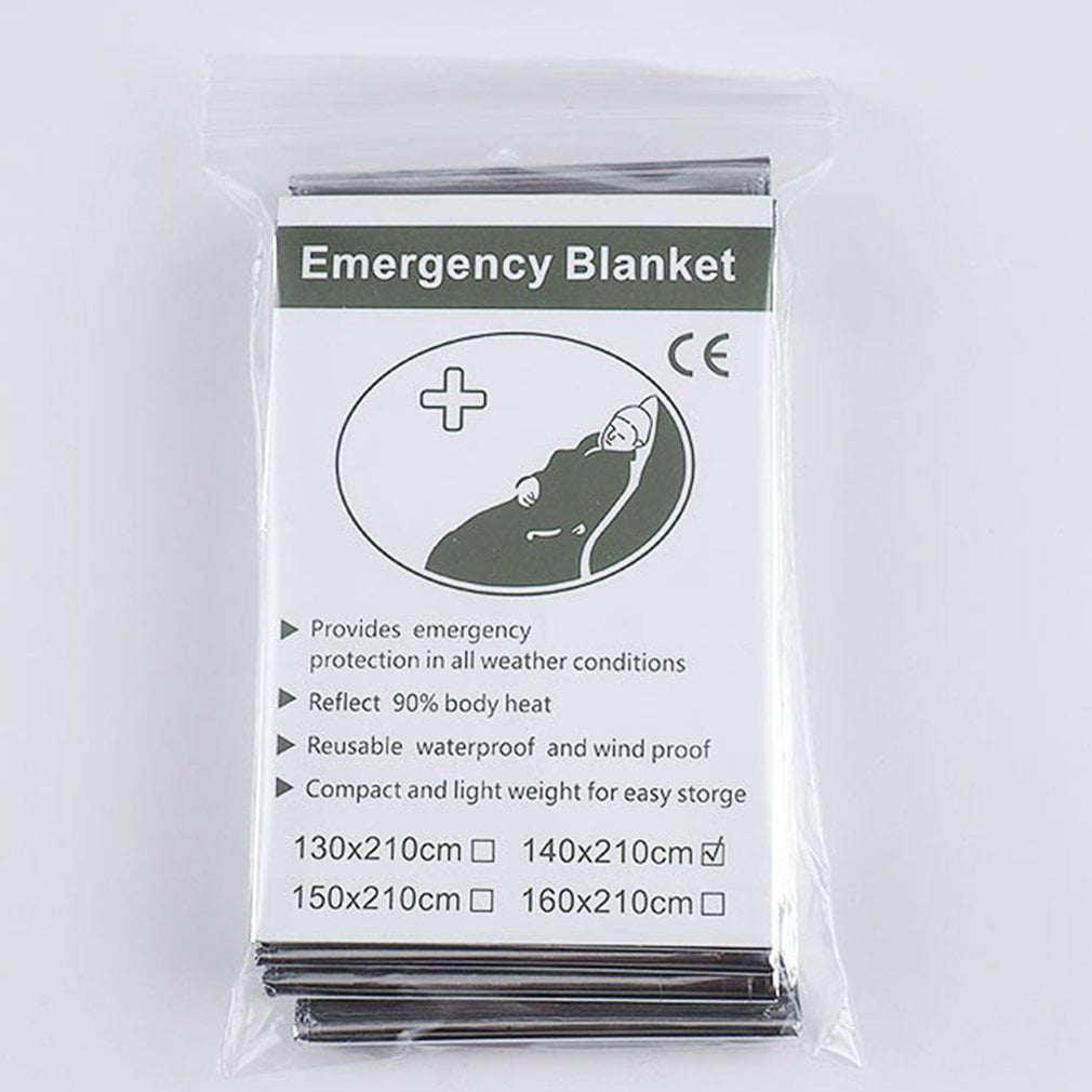 Couverture De Survie Réfléchissante - Protection Thermique D'urgence Pour Randonnée, Camping Et Premiers Secours