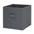 Mainstays Collapsible Cube Fabric Storage Bins (10.5" x 10.5"), 6 Pack