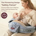 thumbnail image 6 of Momcozy CozyPro Nursing Pillow for Mom Breastfeeding - Ergonomic Comfort & Support - Pioneering Safety Fence - Plus Size Wider Feeding Pillow with Lumar Support, 6 of 9