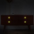thumbnail image 4 of 4 Packs Red Apples Fruit Fluorescence Crystal Glass Cabinet Knobs Drawer Handles for Kitchen Cabinets Dresser Cupboard Wardrobe Pulls Handles, 4 of 7