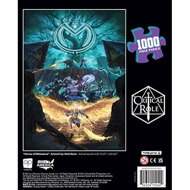 Papel crítico: Vox Machina Heroes of Whitestone 1000 Piece Jigsaw Puzzle | Rompecabezas co USAOPOLY USAOPOLY