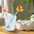 thumbnail image 6 of 9 Packs Travel Toothbrush Head Covers Toothbrush Protector Cap Brush Pod Case Protective Portable Plastic Clip for Household Travel, Camping, Bathroom, School, Business（Mixedcolours）, 6 of 10