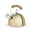 Gold, variant on Pinky Up Presley Tea Kettle, Stovetop Whistling Kettle, 70 oz, White