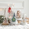 thumbnail image 2 of Mesa de dormitorio, decoración de escritorio, luz nocturna, iluminación navideña, linternas decorativas, linterna de nieve, cúpula de cristal, luces LED de Navidad, 2 of 4