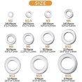 thumbnail image 3 of Flat Washers - 1080PCS Flat Washers 11 Sizes Stainless Steel Flat Washers and Lock Washers Washer A, 3 of 5