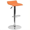 thumbnail image 1 of Bowery Hill Backless Bar Stool in Orange, 1 of 1