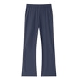 thumbnail image 6 of successthop Mens Wide Leg Pants Pants Drawstring Elastic Waist Loose Bottoms Big and Tall Casual Clothes with Pockets S, 6 of 9