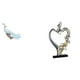 thumbnail image 1 of Estatua del pavo real,Estatua de pavo real,adorno de escritorio creativo y divertido,Estatua de pareja,Figura de pareja besándose,regalo de boda moderno,Estatua de pareja besándose en el, 1 of 8