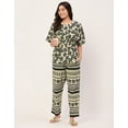 thumbnail image 2 of Moomaya Sleepwear, Cotton Night Suit Set, Printed 2 Pcs Loungewear For Women'S, 2 of 8