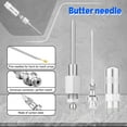 thumbnail image 3 of 9 Pcs Carbon Steel Grease Firearm Needle Nozzle Kit Practical Fat Firearm Injector Needle Nozzle Efficient Grease Pistol Accessory Kit for Car Tractor Ship, 3 of 9