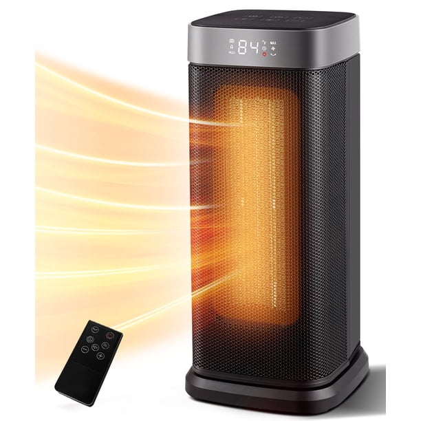 Calentador eléctrico de cerámica Sunnote de 1500 W con oscilación de 80°