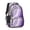 Purple and Gold, variant on Black and Gold Marble Pattern Backpack for School, Cute School Bag with Adjustable Shoulder Straps and Padded Back, 16.9"x12.6"x5.9"