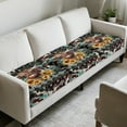 thumbnail image 3 of COEQINE 3-Piece Stretch Sofa Cover Removable Sectional Sofa Slipcover Machine Washable Couch Cushion Slipcover Non-Slip Armchair Couch Cover Furniture Decor, American Tribal Highland Cow Sunflower, 3 of 8