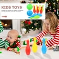 thumbnail image 3 of BESTYASH 12Pcs Toddler Bowling Assorted Color For Color Recognition And Friend Interaction With Rounded Edges, 3 of 5