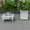 MultiColor, variant on LeisureMod Walbrooke Modern Square Fire Pit Table and Tank Holder with Powder Coated Aluminum Slats Design for Patio and Backyard Garden (Grey)