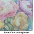 thumbnail image 5 of Peonies in Watercolor Glass Cutting Board Large 12 in x 15 in, 5 of 5