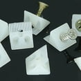thumbnail image 4 of 50 Pack Plastic Corner Bracket Furniture Mending Wedges with Screws Drawer Supports Fastener for Sagging Drawers, 4 of 8