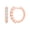 10K Rose Gold, variant on Fine Jewelry Sterling Silver Lab Grown Diamond Hoop Earrings (1 cttw, E-F Color, VS1 Clarity)