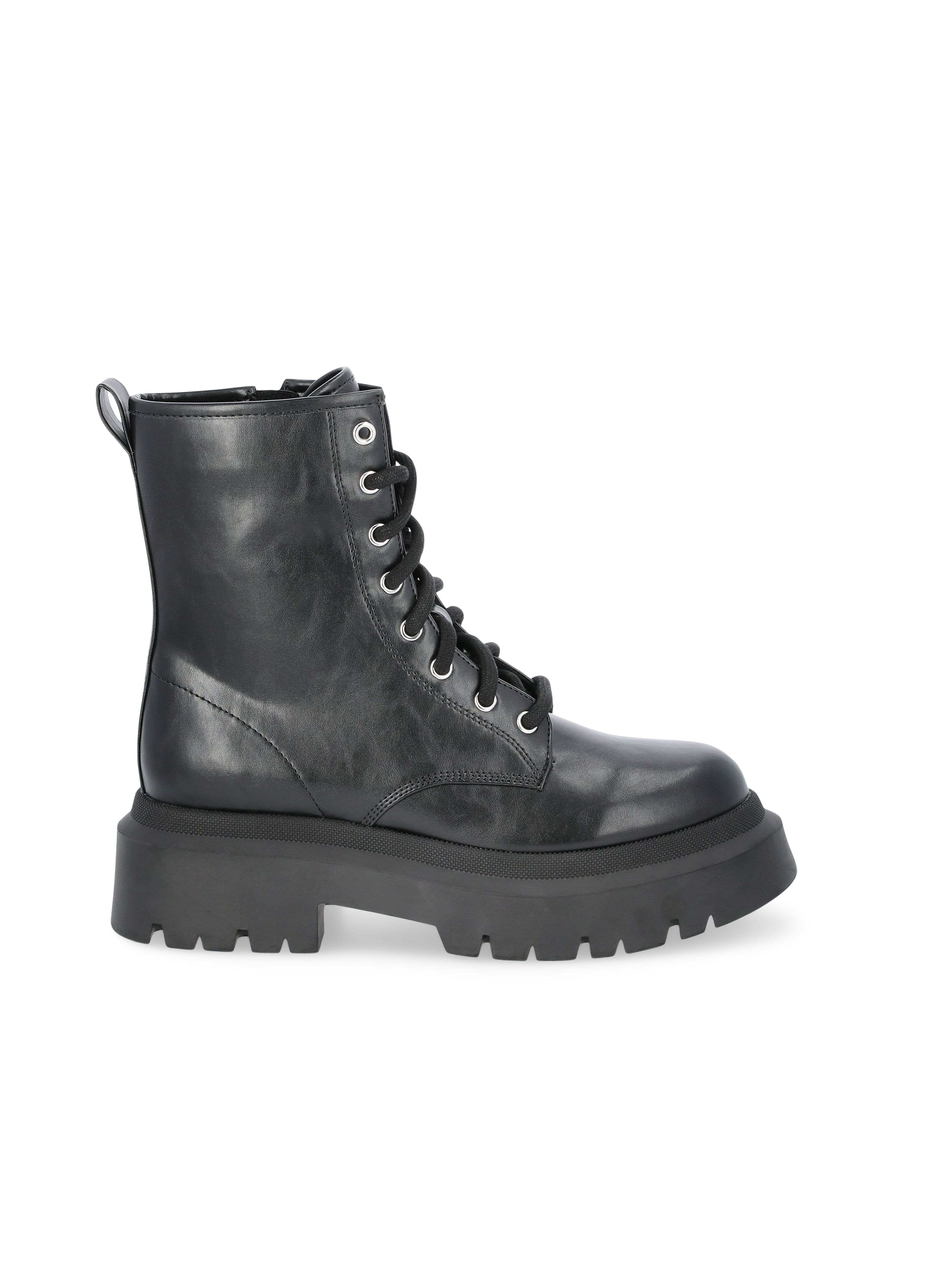 No Boundaries Women's Lug Sole Combat Boots, Wide Width Available