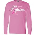 thumbnail image 3 of Inktastic Breast Cancer Awareness I'm a Fighter Long Sleeve T-Shirt, 3 of 5
