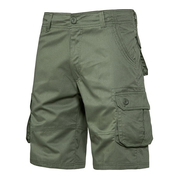 HERESOM Men's Casual Cargo Shorts, Lightweight Water Resistant Shorts, Stretch Tactical Plus Size Work Shorts with Multi-Pocket